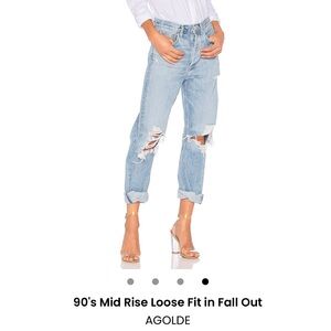 AGLODE 90’s Mid Rise Loose Fit